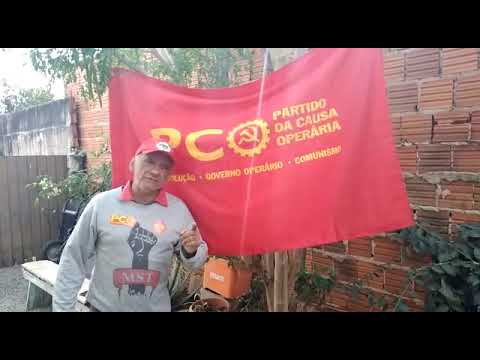 Vagner Crusco, do PCO de Bauru (SP), envia apoio a Cuba