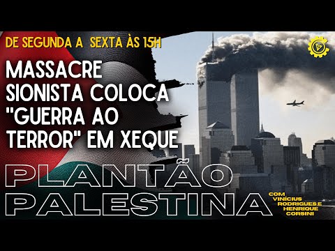 Massacre sionista coloca ''guerra ao terror" em xeque - Plantão Palestina nº 3 - 17/11/23
