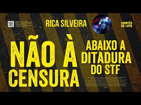 Rica Silveira, da banda DeCore, denuncia ditadura do STF contra o PCO