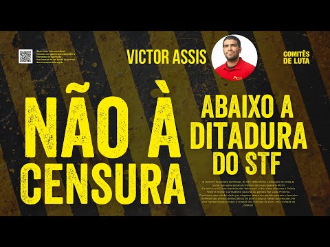 Victor Assis, dirigente do PCO Nordeste, denuncia a política ditatorial do STF ao PCO