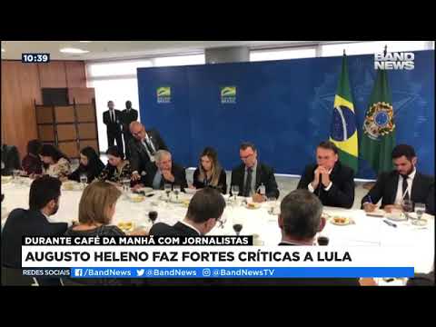 Augusto Heleno faz fortes críticas a Lula