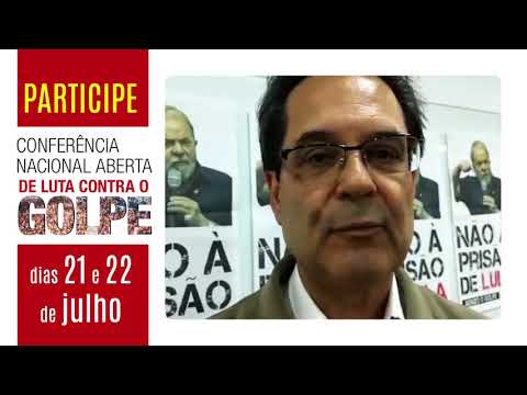 Prof.  Marcelo Neves da UNB convida a todos a participarem da conferência de luta contra o golpe