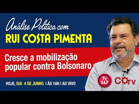 Cresce a mobilização popular contra Bolsonaro | Transmissão da Análise na TV 247 - 4/6/19