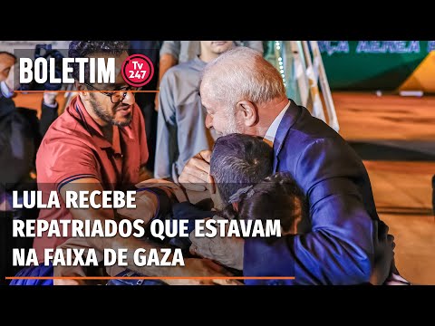 #Aovivo: Lula recebe repatriados que estavam na Faixa de Gaza