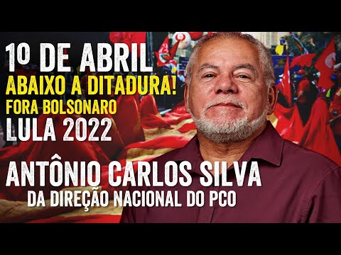 "Não acabou, tem que acabar, eu quero o fim da ditadura militar" - Antônio Carlos Silva