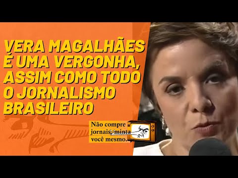 Vera Magalhães é uma vergonha, assim como todo o jornalismo brasileiro - Não compre jornais -16/9/22