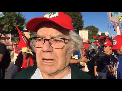 Marcha Lula Livre: Nobel da Paz, Adolfo Pérez Esquivel rumo a Brasília