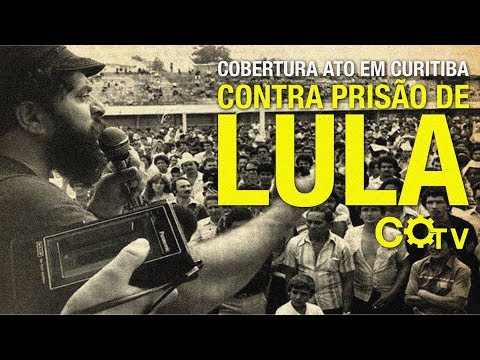 Não vai prender: ato ao vivo contra prisão de Lula