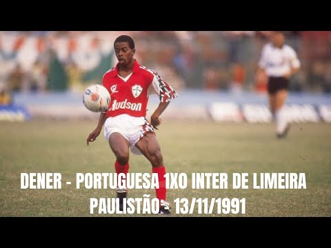 DENER GOLAÇO   PORTUGUESA 1X0 INTER DE LIMEIRA   CAMP PAULISTA 13/11/1991