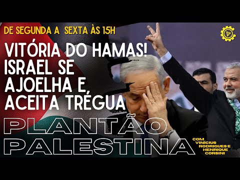 Vitória do Hamas! Israel se ajoelha e aceita trégua - Plantão Palestina nº 6 - 22/11/23