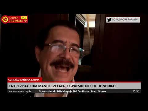 Manuel Zelaya fala sobre a importância de Lula