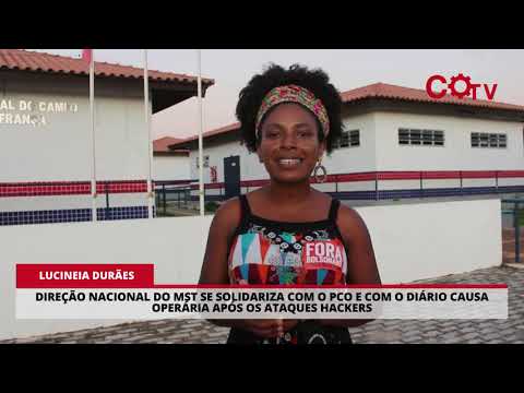Companheira Lucinéia Durães, da Direção Nacional do MST, presta seu apoio ao Diário Causa Operária