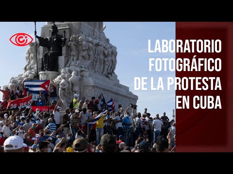 Laboratorio fotográfico de la protesta en Cuba