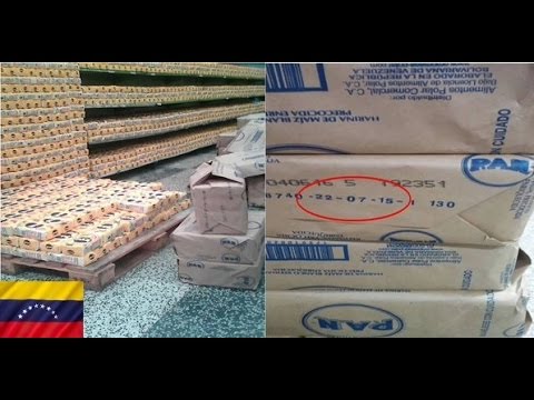 Venezuela: Produtos "em falta" aparecem vencidos nos mercados
