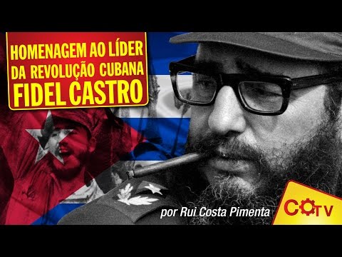 Homenagem ao líder da revolução Cubana Fidel Castro