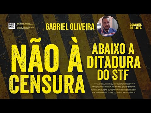 Gabriel Oliveira - militante do PT - Guarulhos SP, apoia o PCO contra o STF