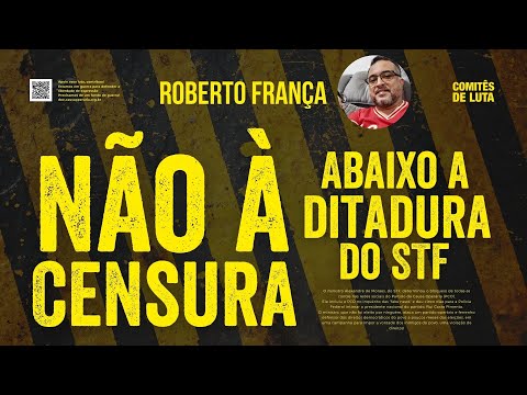 Roberto França militante do PCO denuncia a ditadura "bonapartista" de Alexandre de Moraes