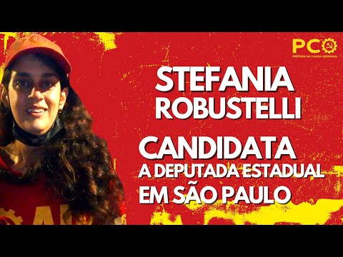 Conheça Stefania Robustelli, candidata do PCO a deputada estadual