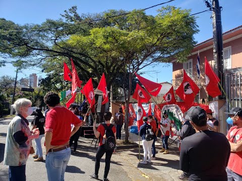 Em ato no consulado de Cuba, PCO chama a uma campanha pelo fim do bloqueio imperialista