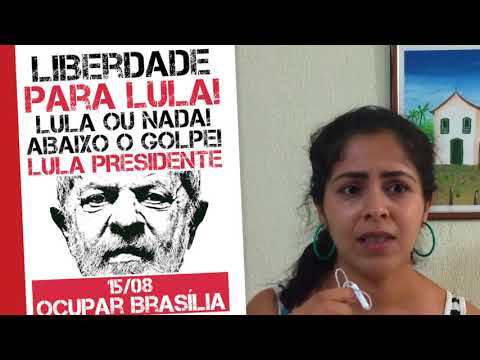 Candidata ao governo de GO: "exigir a candidatura de Lula"