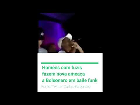 Homens com fuzis fazem nova ameaça a Bolsonaro em baile funk; veja vídeo
