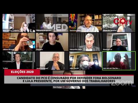 Candidato do PCO é censurado no meio do debate para a Prefeitura de Porto Alegre