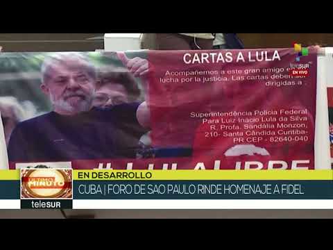 Foro de SP em CUBA: Nicolás Maduro presta solidariedade contra prisão de Lula