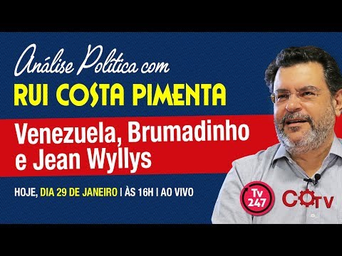 Venezuela, Brumadinho e Jean Wyllys | Transmissão da Análise na TV 247 - 29/1/19