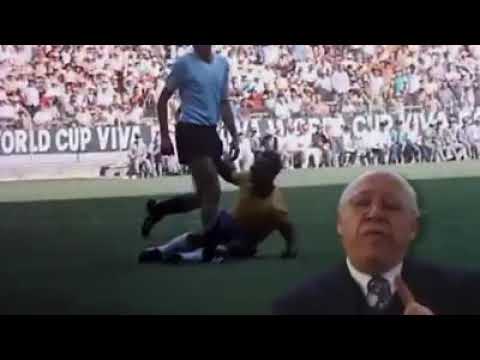 A cotovelada de Pelé - Brasil x Uruguai 1970