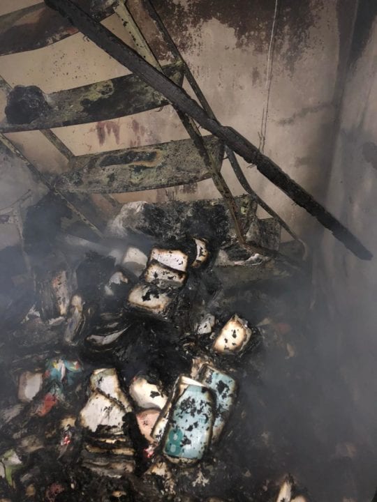 escola indígena incendiada