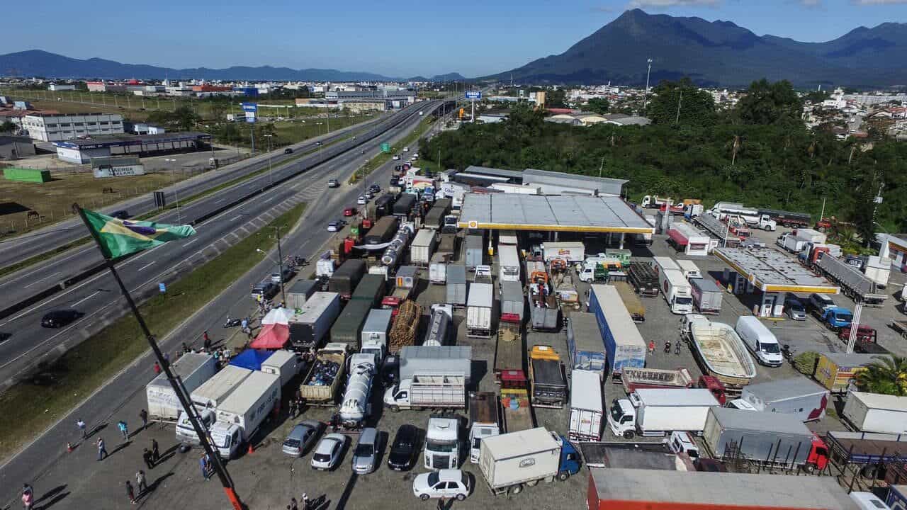 greve dos caminhoneiros 2018