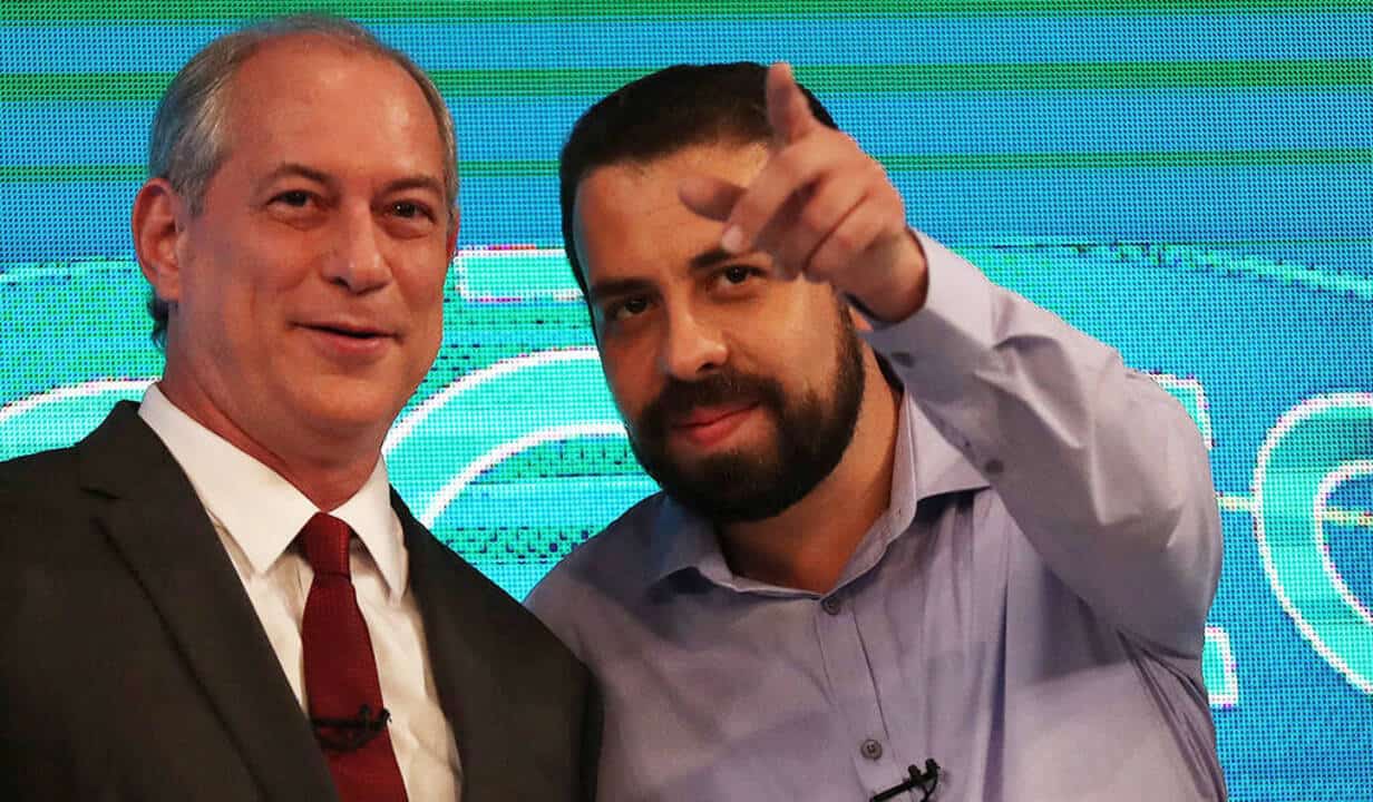 presidential candidates (l r) ciro gomes, guilherme boulos and geraldo alckmin are pictured ahead of a televised debate in rio de janeiro