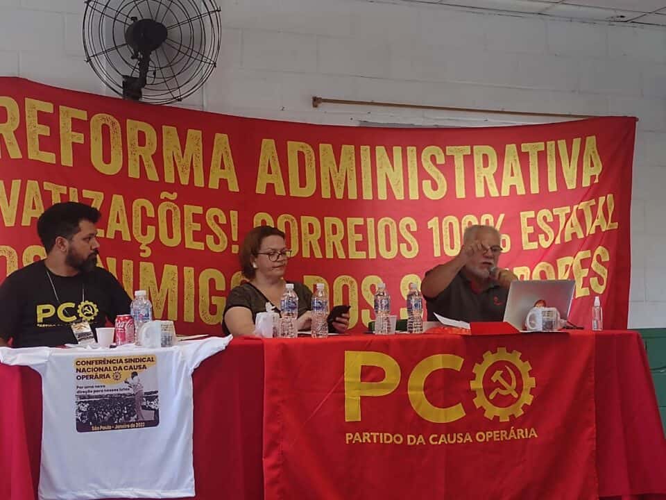 conferência sindical mesa