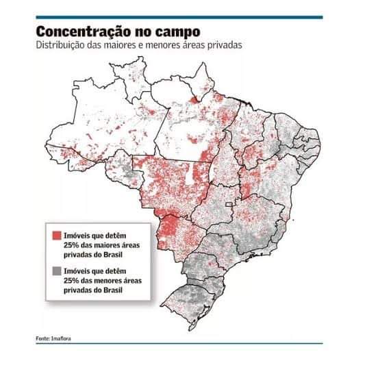 Mapa de pressão do Latifúndio