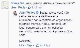 Jean Wyllys - Hamas