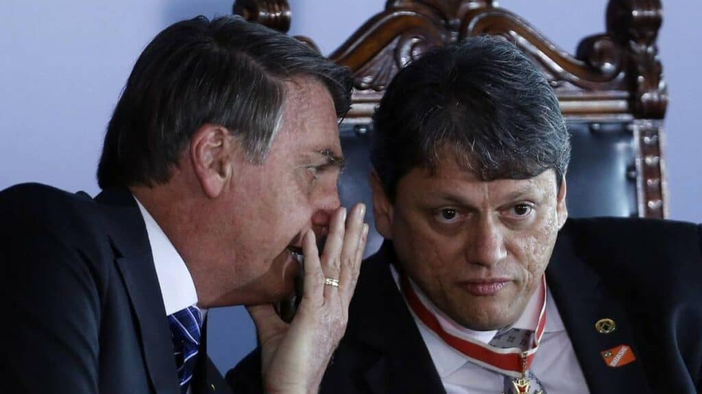 Tarcísio e Bolsonaro