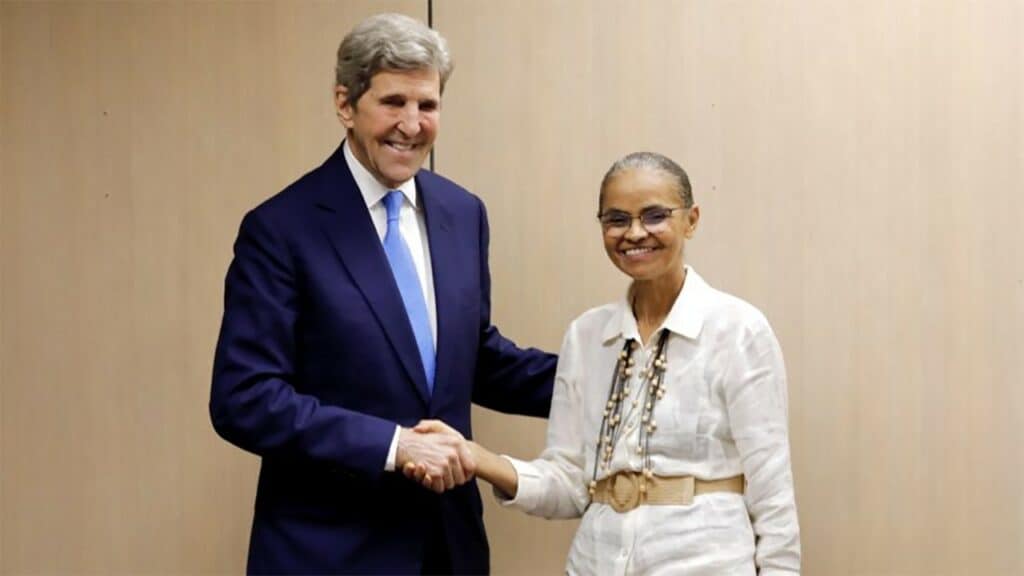 Kerry e Marina Silva