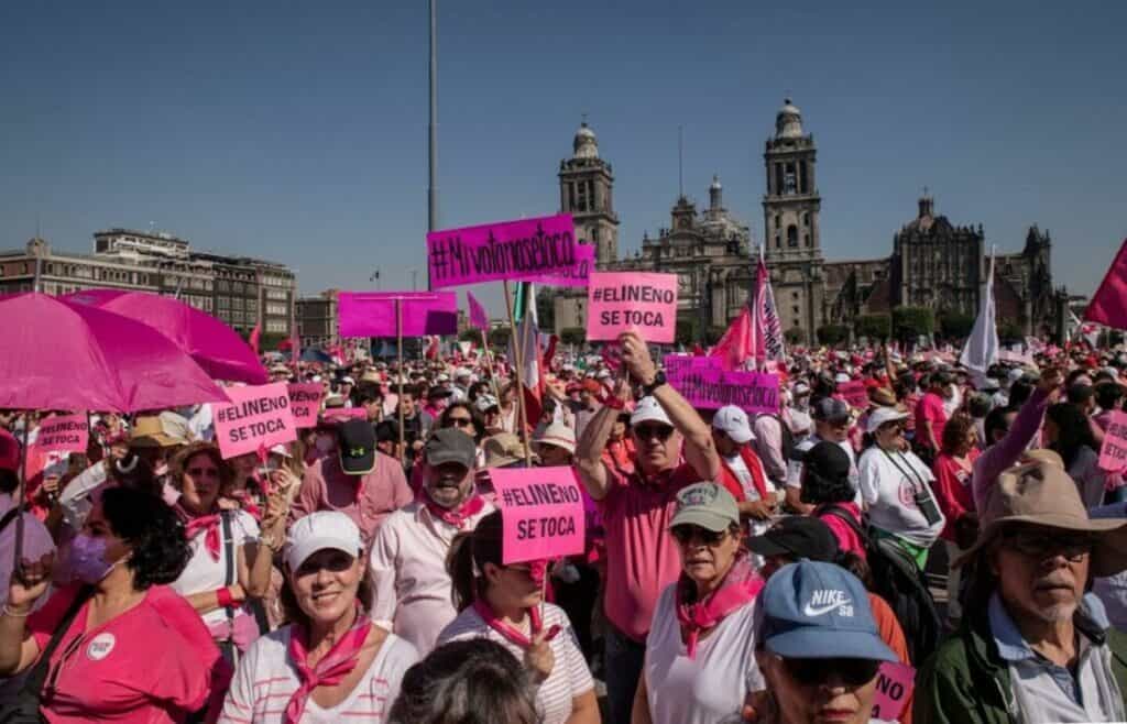 Manifestação no México