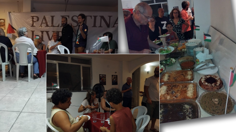 Jantar no Rio em favor da Palestina