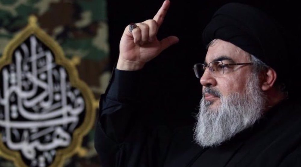 Secretário-geral do movimento de resistência Hezbollah do Líbano, Sayyed Hassan Nasrallah