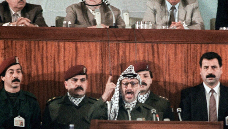 Sessão de abertura do Conselho Nacional Palestino - 12 Novembro 1988