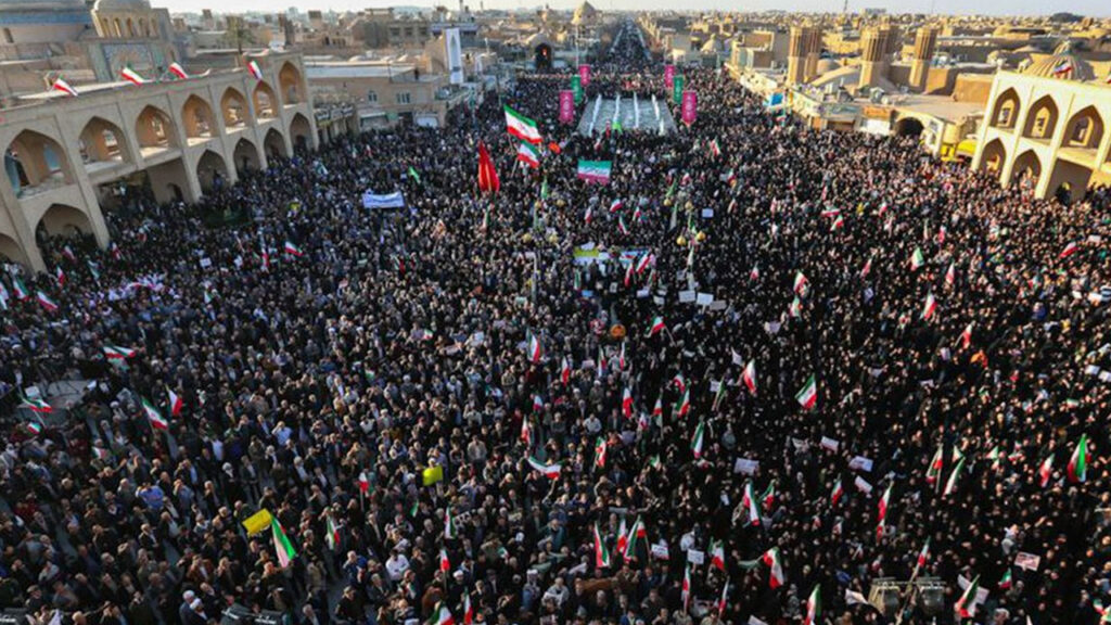 Manifestação em Teerã
