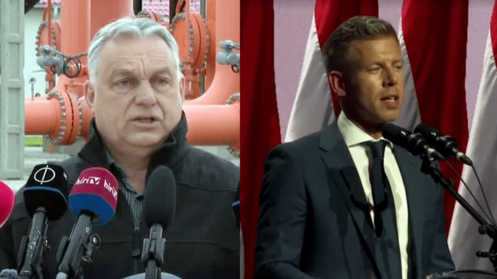 Viktor Orban e Peter Magyar