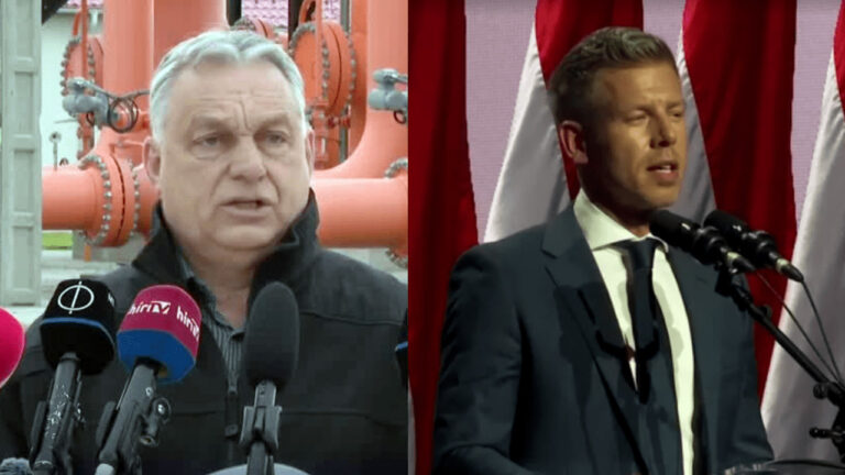 Viktor Orban e Peter Magyar