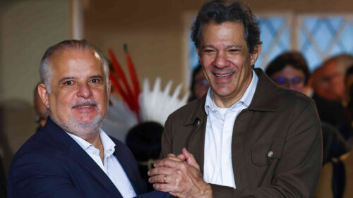 Márcio França e Fernando Haddad