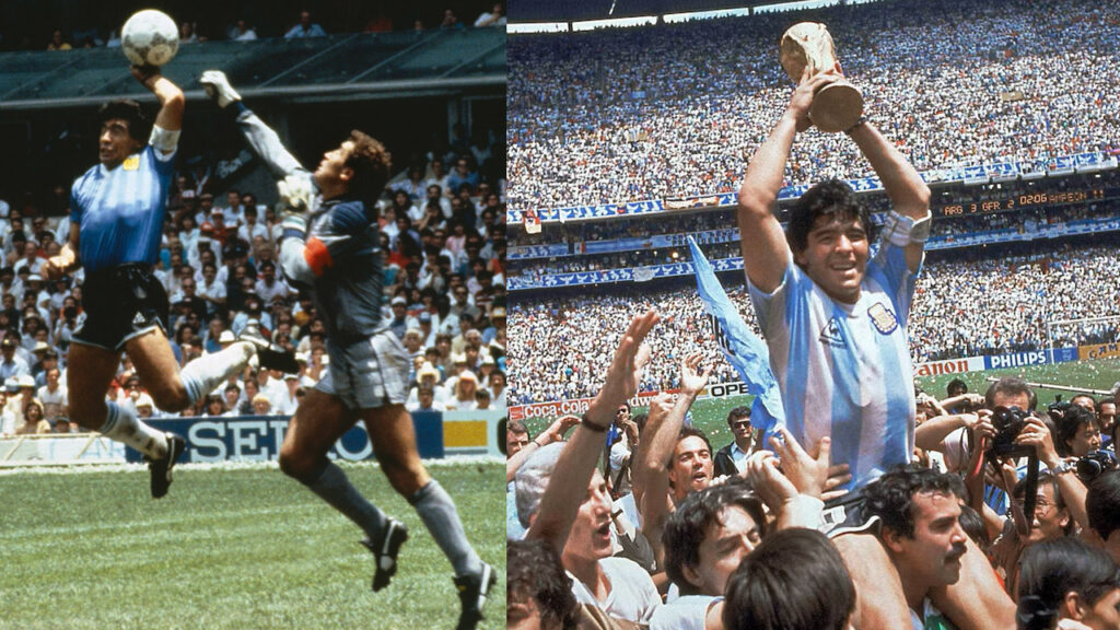 Gol de mão de Maradona em 1986