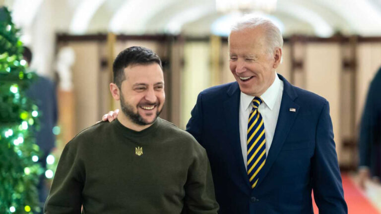 Zelensky e Joe Genocide Biden