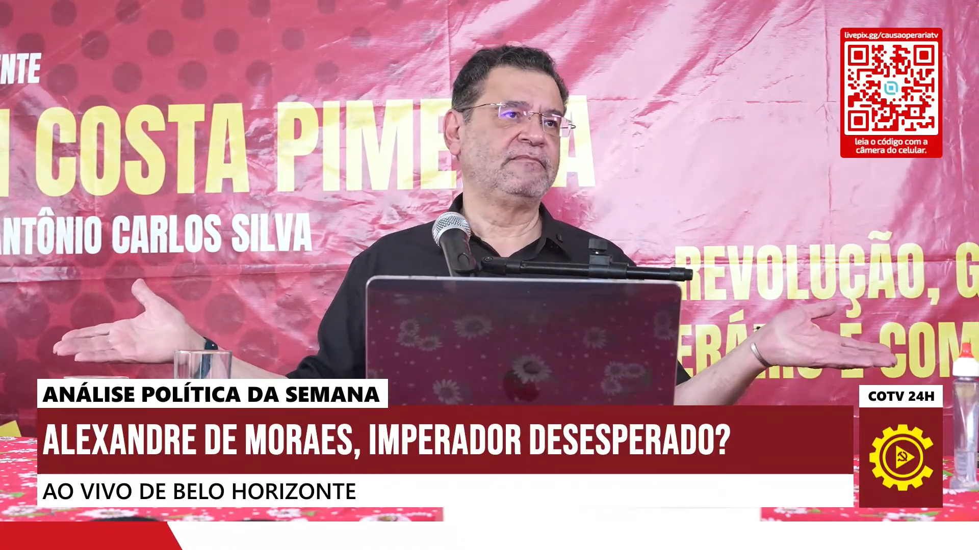 Crise do STF expõe fim de um regime, diz Rui Pimenta