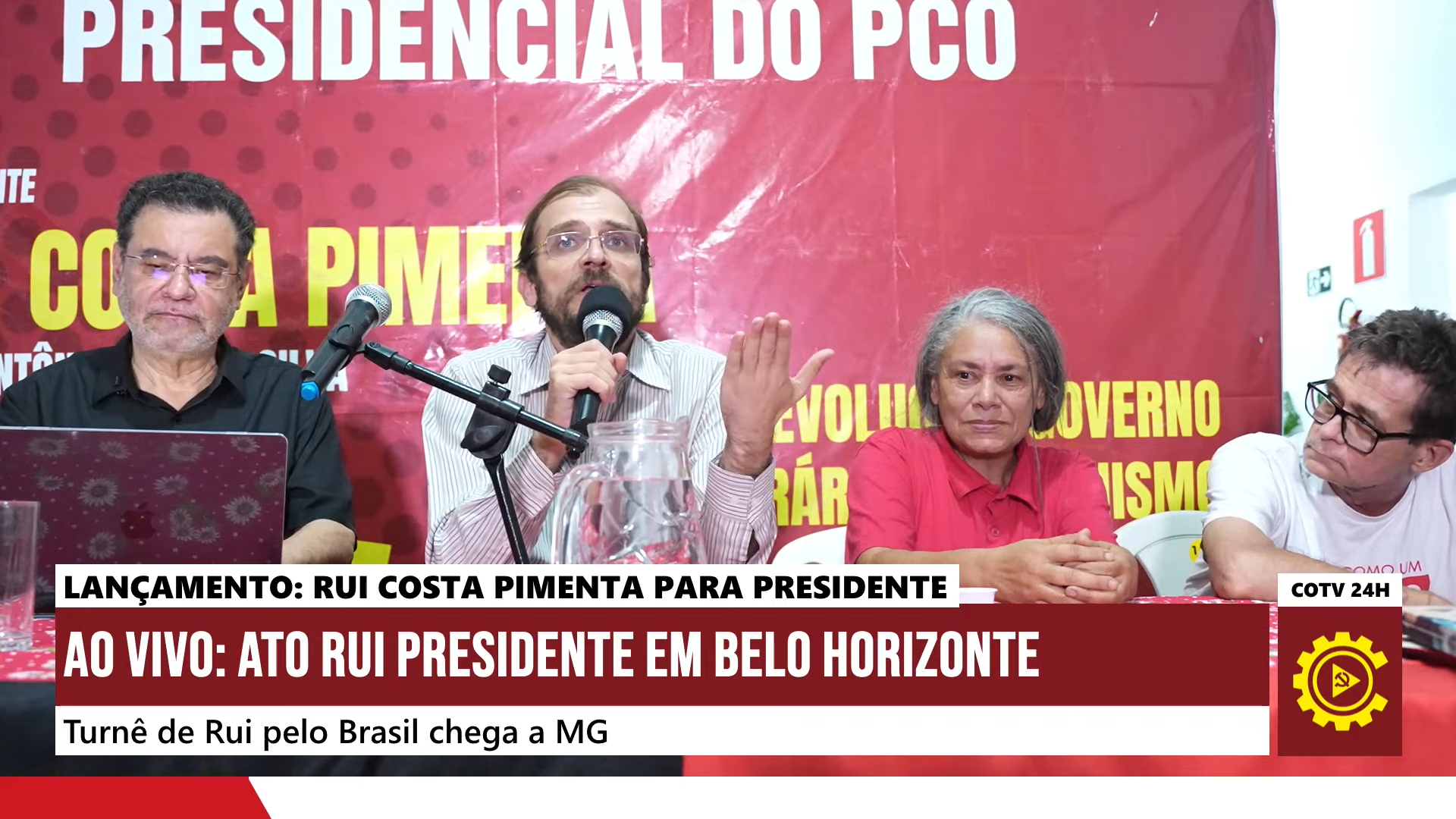 Henrique Áreas chama militância a ampliar campanha do PCO