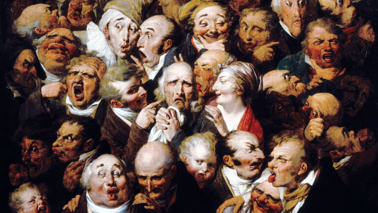 Louis-Léopold Boilly, Reunião de trinta e cinco rostos expressivos, vers 1825